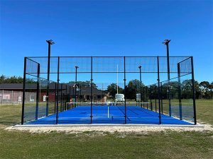 Classic padel court in Denmark