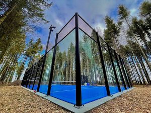 Classic padel court in France